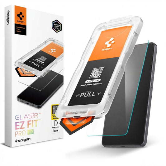 Skjermbeskytter Spigen GlastR EZ FIT Pro HD for Samsung Galaxy S26 Ultra S948, Herdet Glass, Full Lim AGL11074