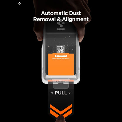 Skjermbeskytter Spigen GlastR EZ FIT Pro HD for Samsung Galaxy S26 Ultra S948, Herdet Glass, Full Lim AGL11074