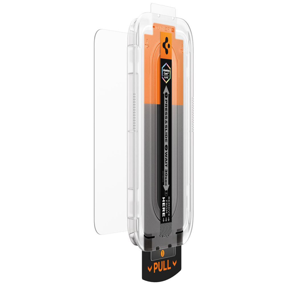 Beskyttelsesfolie Skjerm Spigen GlastR EZ FIT Pro for Apple iPhone 17 Air, Herdet Glass, Full Lim