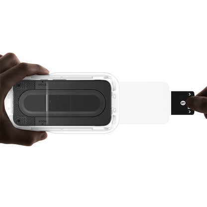 Skjermbeskyttelse Spigen GlastR EZ FIT Pro for Google Pixel 11 Pro / 11, Herdet glass, Full lim, Sett med 2 stk AGL11480