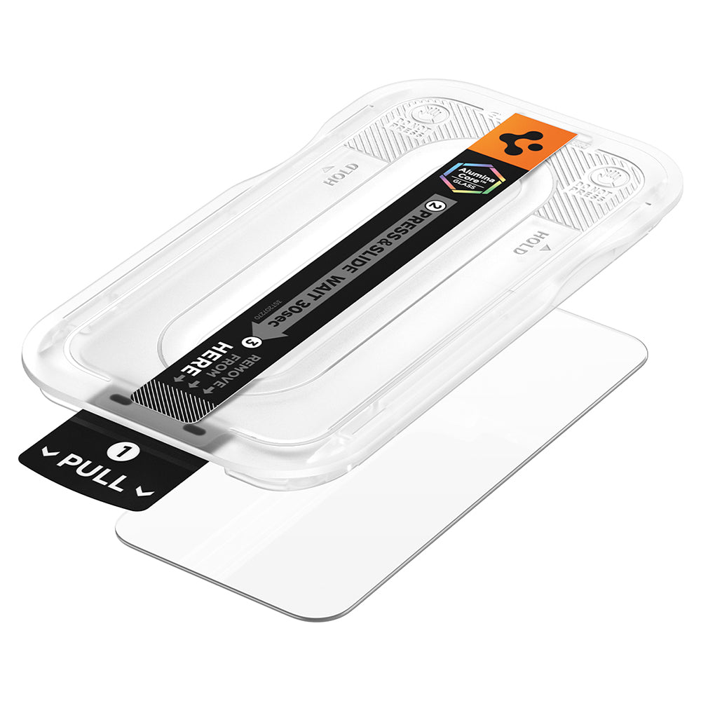 Skjermbeskyttelsesfilm Spigen GlastR EZ FIT Pro for Google Pixel 11 Pro Fold, Herdet glass, Full lim, Sett med 2 stk AGL11490