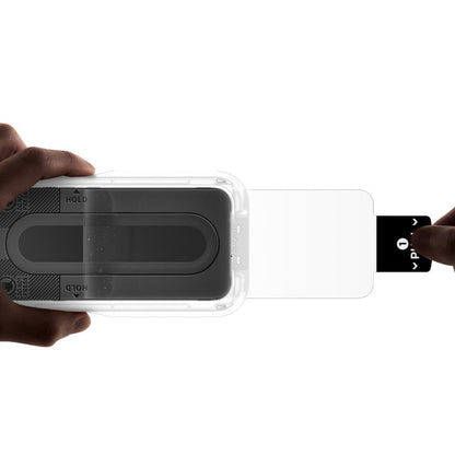 Skjermbeskyttelsesfilm Spigen GlastR EZ FIT Pro for Nothing Phone (4a), Herdet glass, Full lim, Sett med 2 stk AGL11682