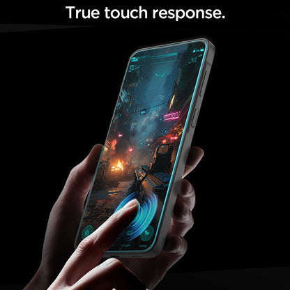 Skjermbeskyttelsesfilm Spigen GlastR EZ FIT Pro for Samsung Galaxy A27 5G, Herdet glass, Full lim, Sett med 2 stk AGL11809