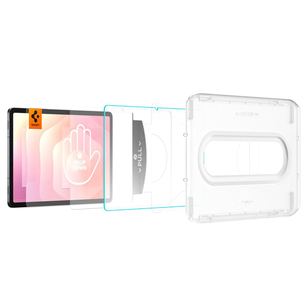 Skjermbeskyttelsesfolie Spigen GlastR EZ FIT Pro for Samsung Galaxy Tab S11, Herdet Glass, Full Lim AGL10198