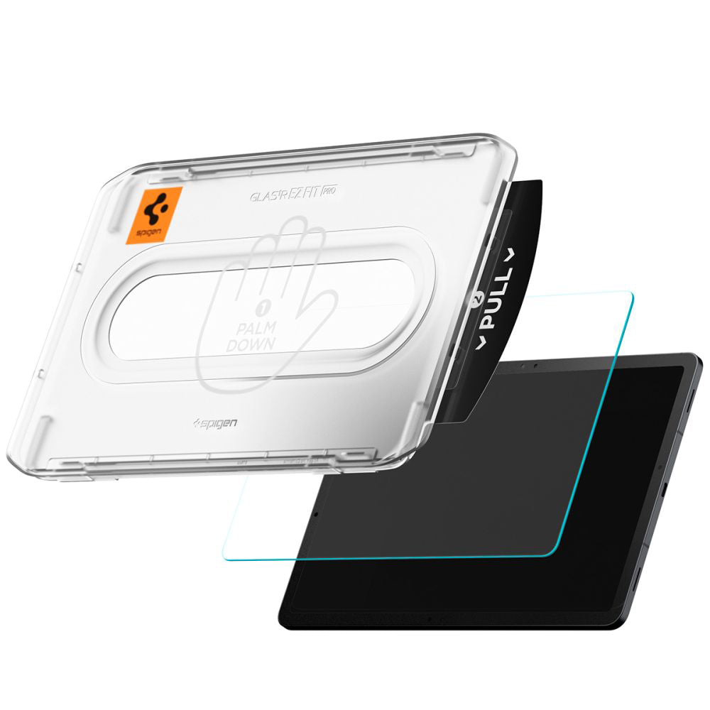 Skjermbeskyttelsesfolie Spigen GlastR EZ FIT Pro for Samsung Galaxy Tab S11, Herdet Glass, Full Lim AGL10198