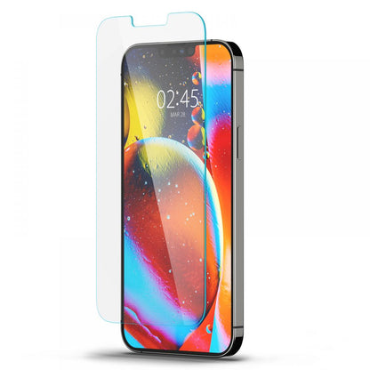 Skjermbeskytter Spigen GlastR Slim for Apple iPhone 17e / 16e / 14 / 13 Pro, Herdet Glass, Full Lim AGL03391
