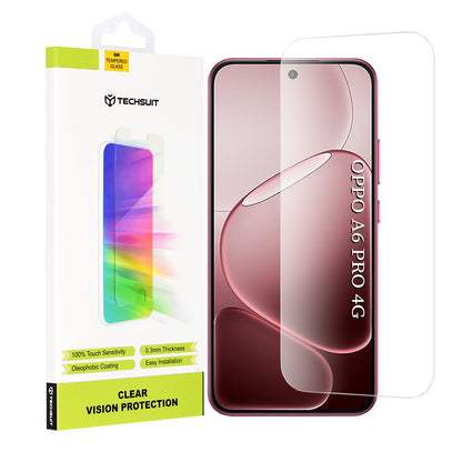 Beskyttelsesfolie Techsuit Clear Vision for Oppo A6 Pro 5G / A6 Pro 4G, Herdet Glass, Full Lim