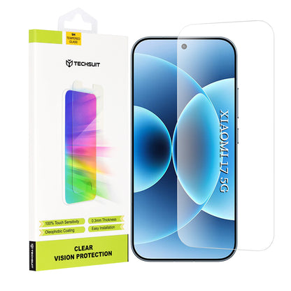Beskyttelsesfilm Techsuit Clear Vision for Xiaomi 17, Herdet Glass, Full Lim
