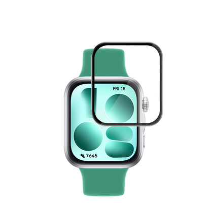 Skjermbeskyttelsesfilm Techsuit Nano Flex for Huawei Watch Fit 5, plast, sett med 2 stk, svart