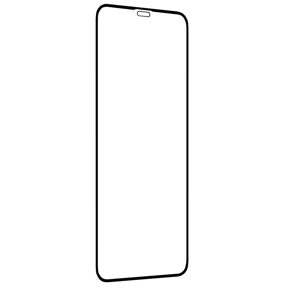 Techsuit skjermbeskyttelsesfilm for Apple iPhone 11 Pro Max / XS Max, Herdet glass, Full lim, 111D, Svart