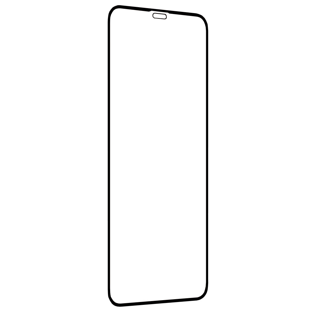 Techsuit skjermbeskyttelsesfilm for Apple iPhone 11 / XR, Herdet glass, Full lim, 111D, Svart