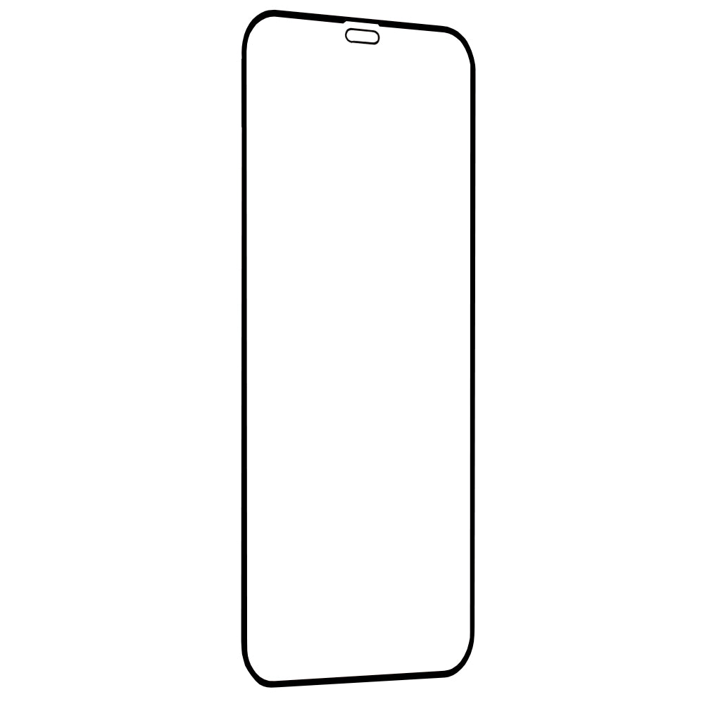 Techsuit skjermbeskyttelse for Apple iPhone 12 / 12 Pro, Herdet glass, Full lim, 111D, Svart