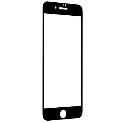 Techsuit skjermbeskyttelsesfilm for Apple iPhone SE (2022) / SE (2020) / 8 / 7, Herdet glass, Full lim, 111D, Svart