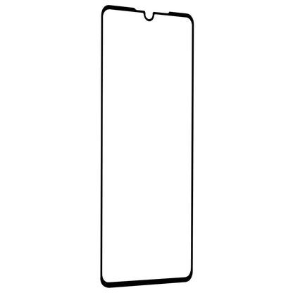 Techsuit skjermbeskyttelse for Huawei P30, Herdet glass, Full lim, 111D, Svart