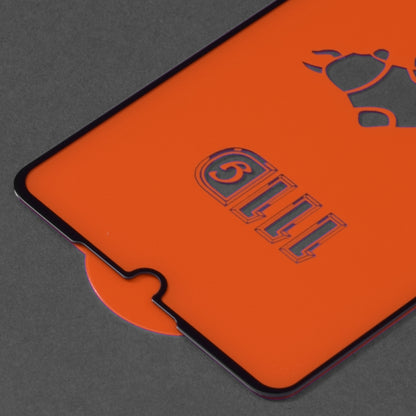 Techsuit skjermbeskyttelse for Huawei P30, Herdet glass, Full lim, 111D, Svart