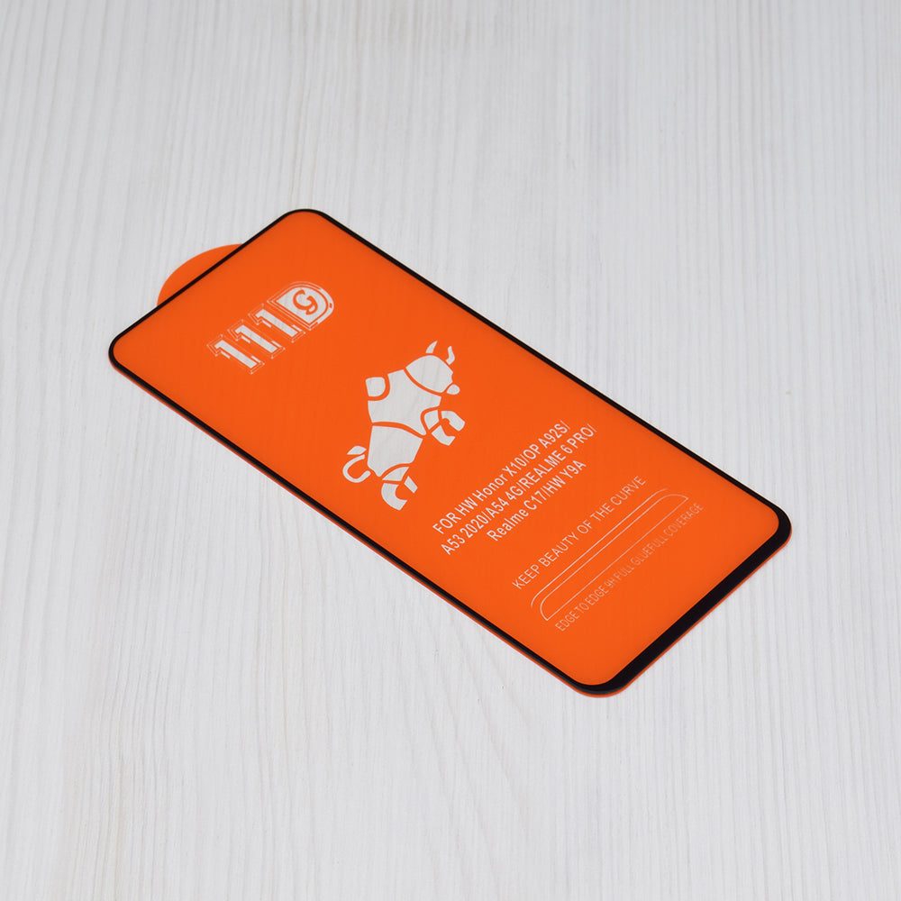 Techsuit skjermbeskyttelsesfilm for Motorola Moto G04s / E14 / G24 Power / G04 / G24, Herdet glass, Full lim, 111D, Svart