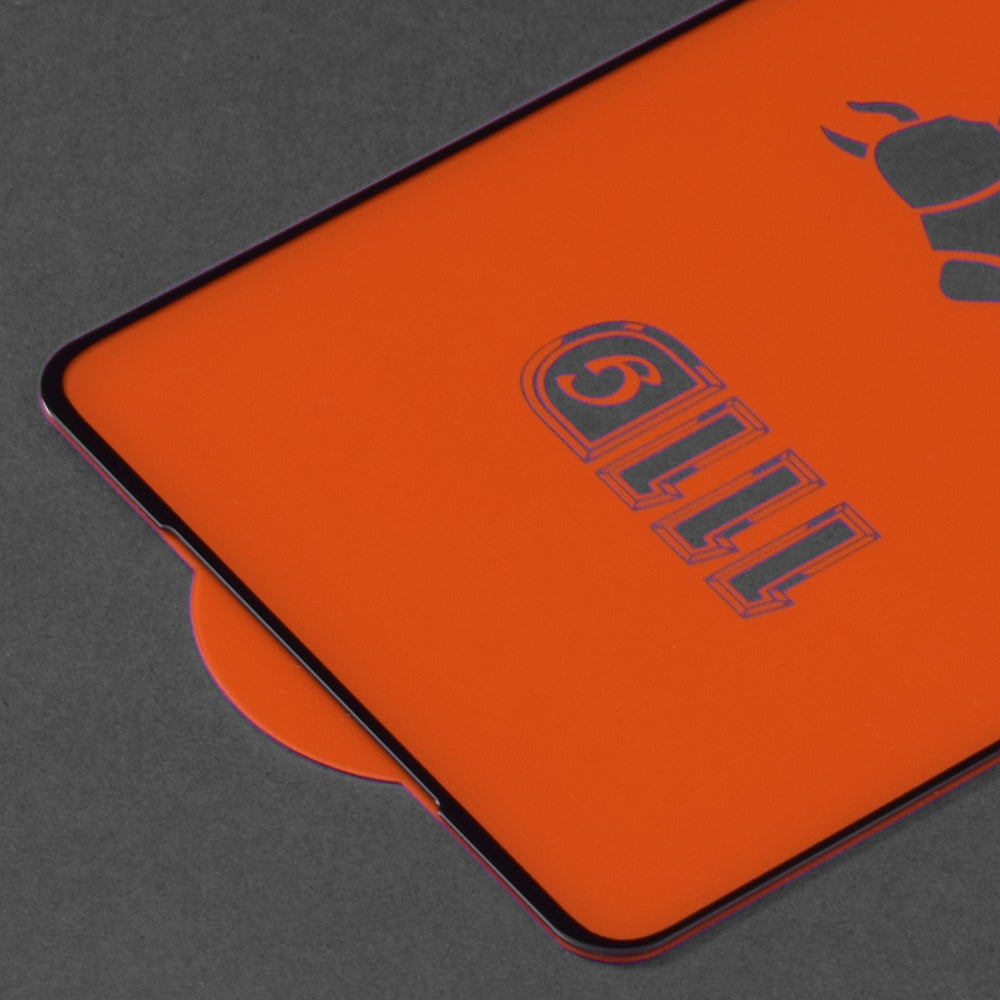 Techsuit skjermbeskyttelse for Motorola Moto G84, Herdet glass, Full lim, 111D, Svart