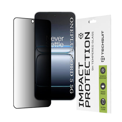 Beskyttelsesfilm Techsuit Skjermbeskytter for OnePlus Nord 5, Herdet Glass, Full Lim, 111D