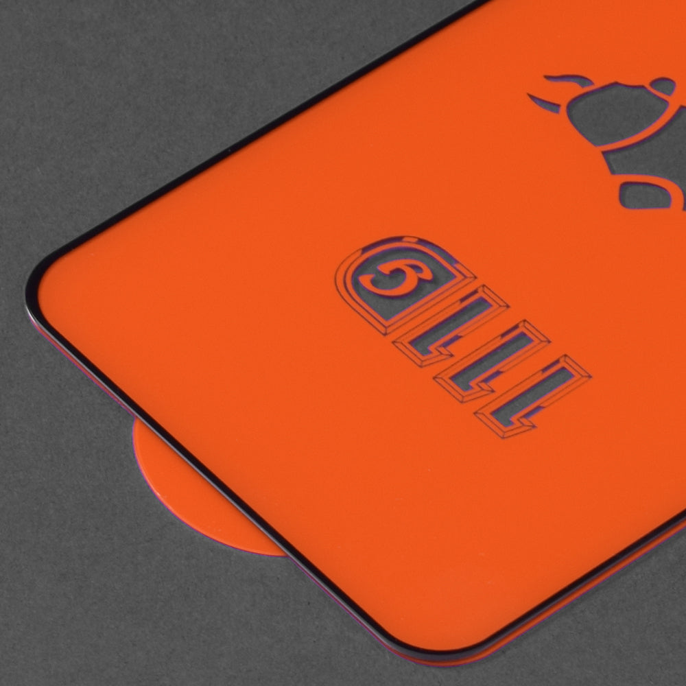 Techsuit skjermbeskyttelse for Oppo Reno6 5G, Herdet glass, Full lim, 111D, Svart