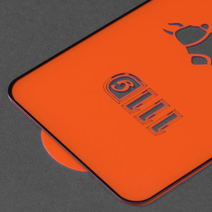 Techsuit skjermbeskyttelse for Oppo Reno6 5G, Herdet glass, Full lim, 111D, Svart