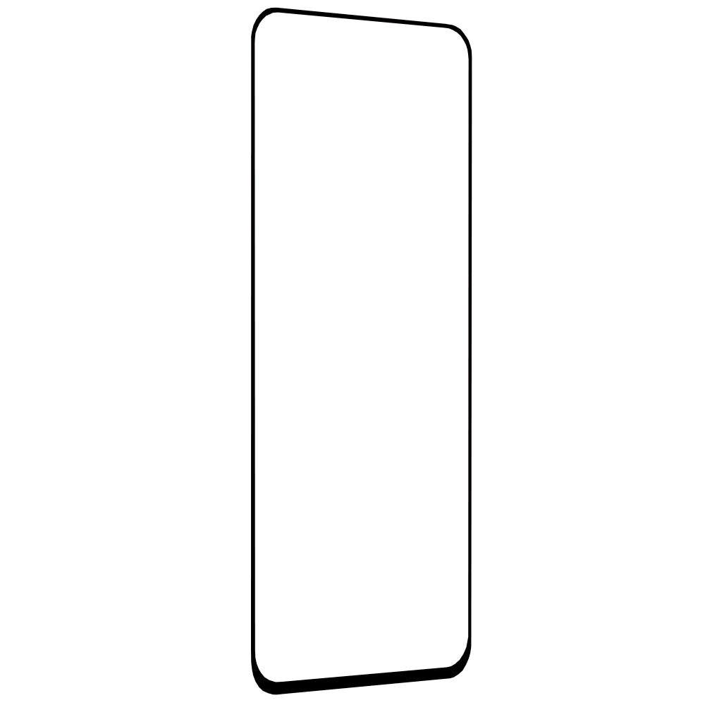 Techsuit skjermbeskyttelse for Oppo Reno6 5G, Herdet glass, Full lim, 111D, Svart
