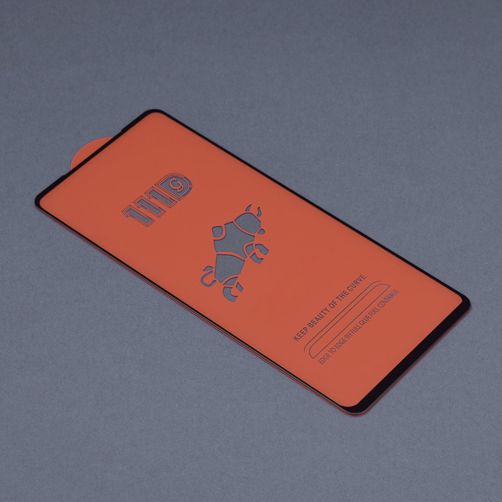 Techsuit skjermbeskyttelsesfilm for Oppo Reno8 Lite / Reno7 / Reno7 Lite / Oneplus Nord N20 5G, Herdet glass, Full lim, 111D, Svart