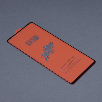 Techsuit skjermbeskyttelsesfilm for Oppo Reno8 Lite / Reno7 / Reno7 Lite / Oneplus Nord N20 5G, Herdet glass, Full lim, 111D, Svart
