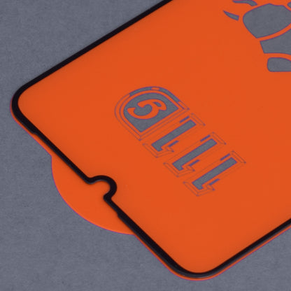 Techsuit skjermbeskyttelsesfilm for Realme Note 50 / C51, Herdet glass, Full lim, 111D, Svart