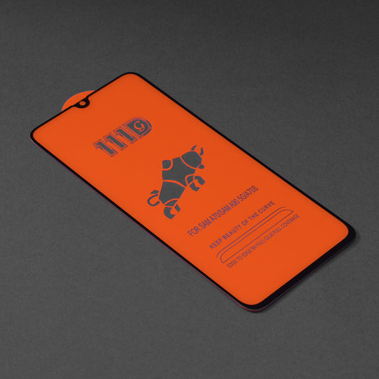 Techsuit skjermbeskyttelsesfilm for Samsung Galaxy A70s A707 / A90 5G A908 / A70 A705, Herdet glass, Full lim, 111D, Svart