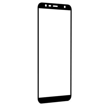 Techsuit skjermbeskyttelsesfilm for Samsung Galaxy J6+ J610 / J4 Plus (2018) J415, Herdet glass, Full lim, 111D, Svart