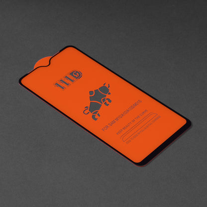 Techsuit skjermbeskyttelsesfilm for Samsung Galaxy M01s M017 / A10s A107 / A10 A105 / M10 M105, Herdet glass, Full lim, 111D, Svart
