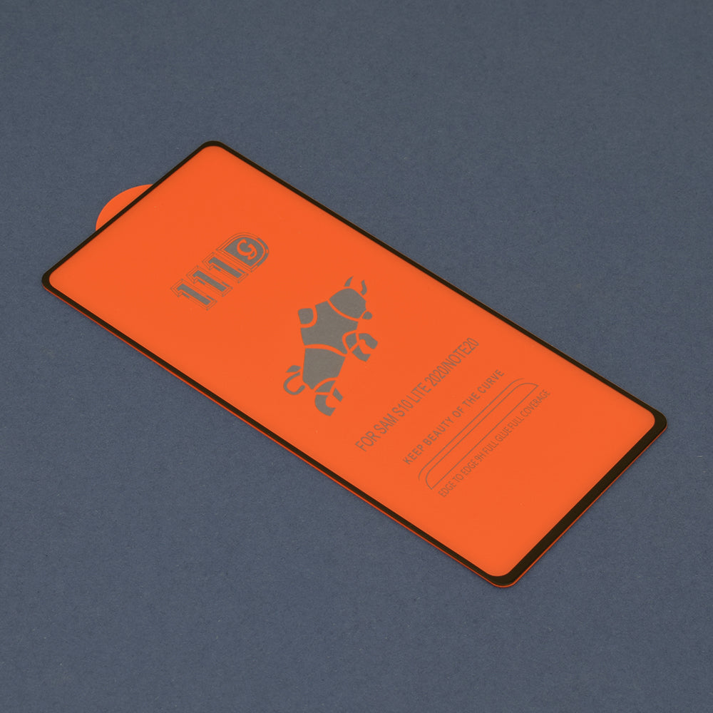 Techsuit skjermbeskyttelsesfilm for Samsung Galaxy Note 20 5G N981 / Note 20 N980, Herdet glass, Full lim, 111D, Svart