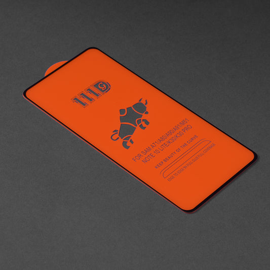 Techsuit skjermbeskyttelse for Xiaomi Poco F3 / Mi 11i, Herdet glass, Full lim, 111D, Svart