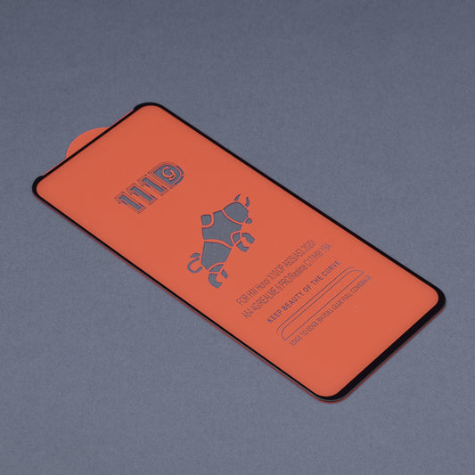 Techsuit skjermbeskyttelsesfilm for Xiaomi Poco M4 Pro / Redmi Note 11S / Note 11, Herdet glass, Full lim, 111D, Svart
