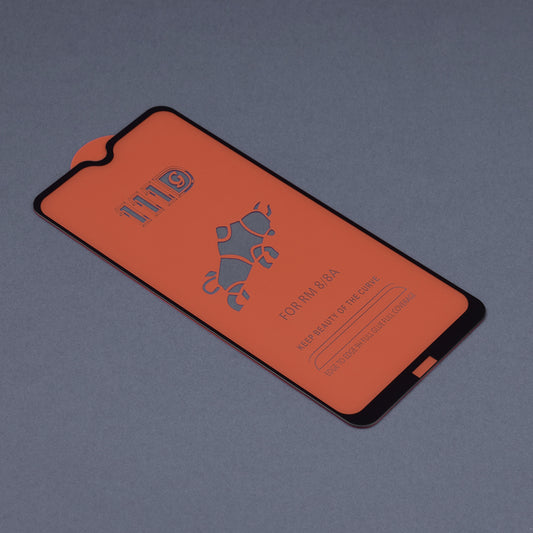Techsuit skjermbeskyttelse for Xiaomi Redmi 8A / 8, Herdet glass, Full lim, 111D, Svart