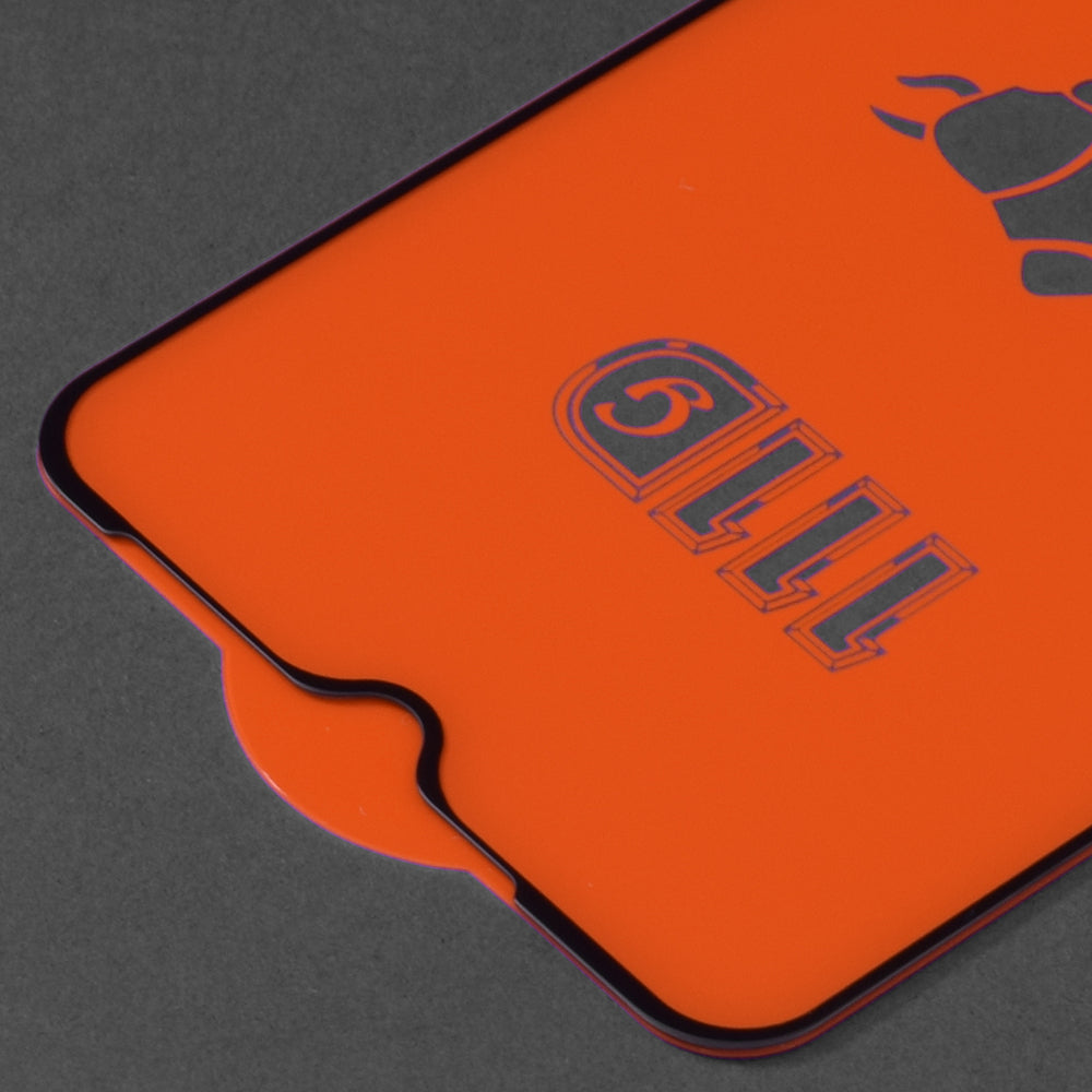 Techsuit skjermbeskyttelsesfilm for Xiaomi Redmi 9 Power / 9T / Poco M3, Herdet glass, Full lim, 111D, Svart