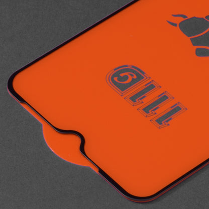 Techsuit skjermbeskyttelsesfilm for Xiaomi Redmi 9 Power / 9T / Poco M3, Herdet glass, Full lim, 111D, Svart