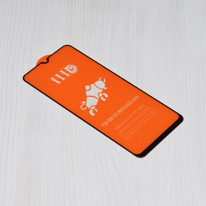 Techsuit skjermbeskyttelsesfilm for Xiaomi Redmi A3x / A3, Herdet glass, Full lim, 111D, Svart