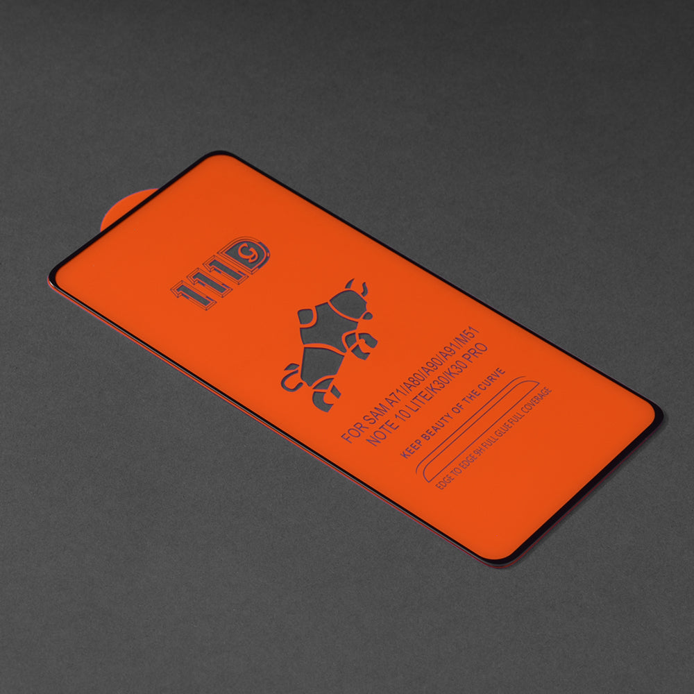Techsuit skjermbeskyttelsesfilm for Xiaomi Redmi Note 12 4G / Poco X5 / Note 12 5G, Herdet glass, Full lim, 111D, Svart