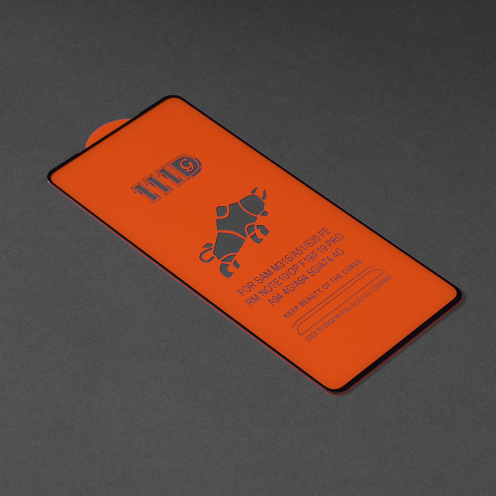 Techsuit skjermbeskyttelsesfilm for Xiaomi Redmi Note 12S, Herdet glass, Full lim, 111D, Svart
