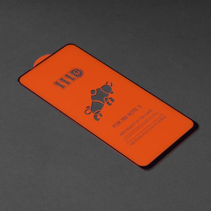 Techsuit skjermbeskyttelsesfilm for Xiaomi Redmi Note 9 / 10X 4G, Herdet glass, Full lim, 111D, Svart