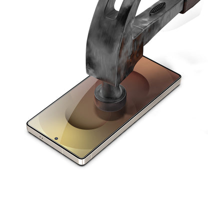 Techsuit TitanGlass CrystalHD skjermbeskyttelsesfilm for Samsung Galaxy S25+ S936 / S24+ S926, Herdet glass, Full lim, Sett med 2 stk