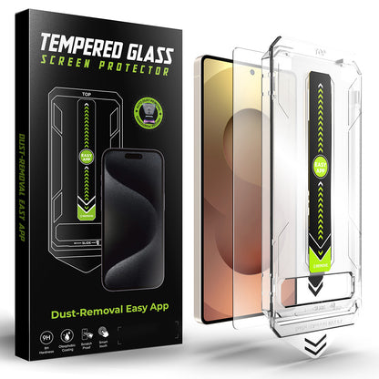 Techsuit TitanGlass CrystalHD skjermbeskyttelsesfilm for Samsung Galaxy S25 Ultra S938, Herdet glass, Full lim