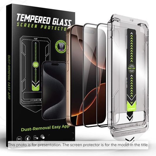 Skjermbeskyttelsesfolie Techsuit TitanGlass CrystalHD for Samsung Galaxy S25 FE, Herdet Glass, Full Lim