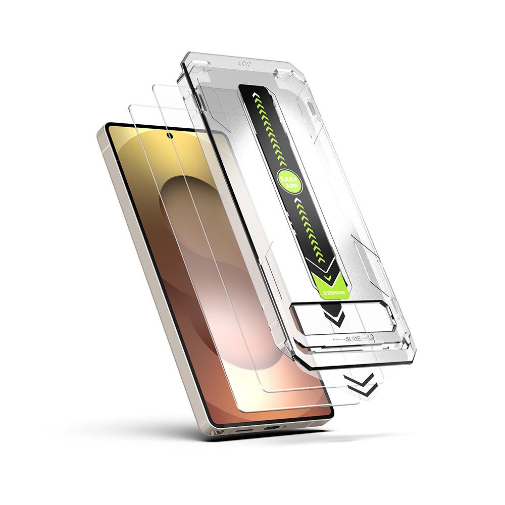 Beskyttelsesfilm Techsuit TitanGlass CrystalHD for Samsung Galaxy S26 Plus, Herdet Glass, Full Lim, Sett med 2 stykker