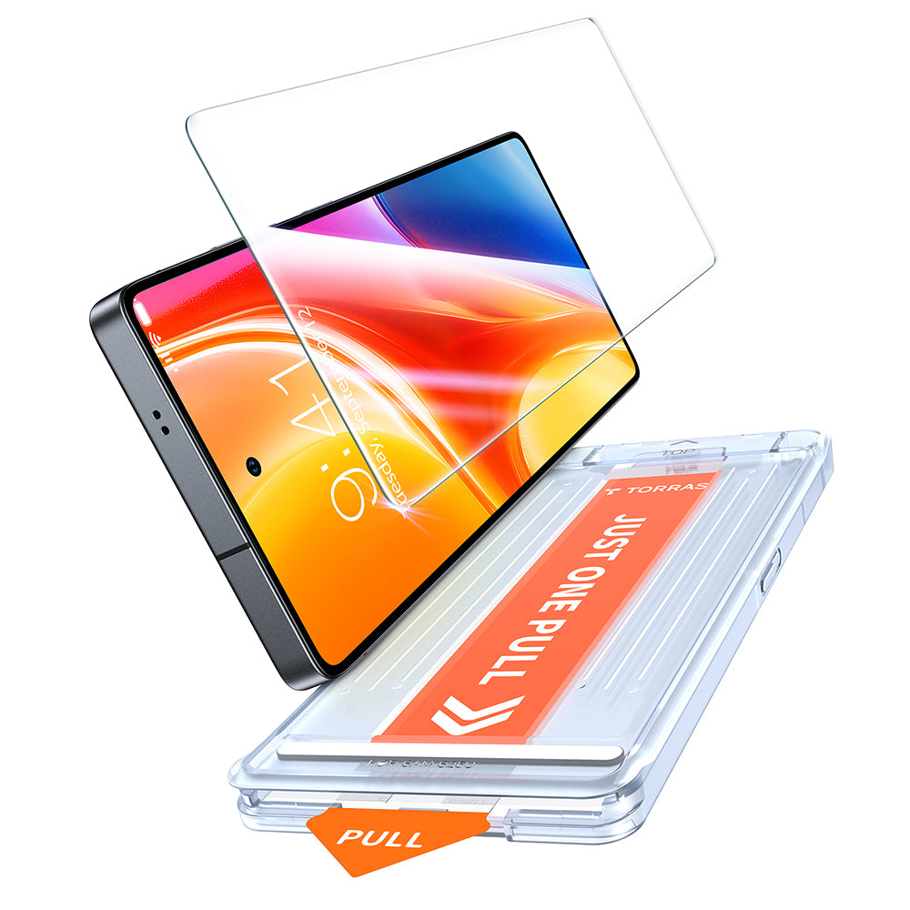 Torras GlassGo Install Master skjermbeskyttelsesfilm for Samsung Galaxy S25 Ultra S938, Herdet glass, Full lim