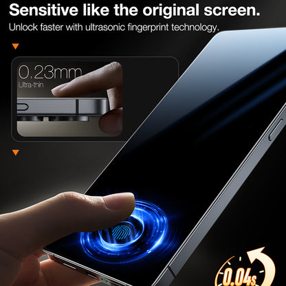 Torras GlassGo Install Master skjermbeskyttelsesfilm for Samsung Galaxy S25 Ultra S938, Herdet glass, Full lim