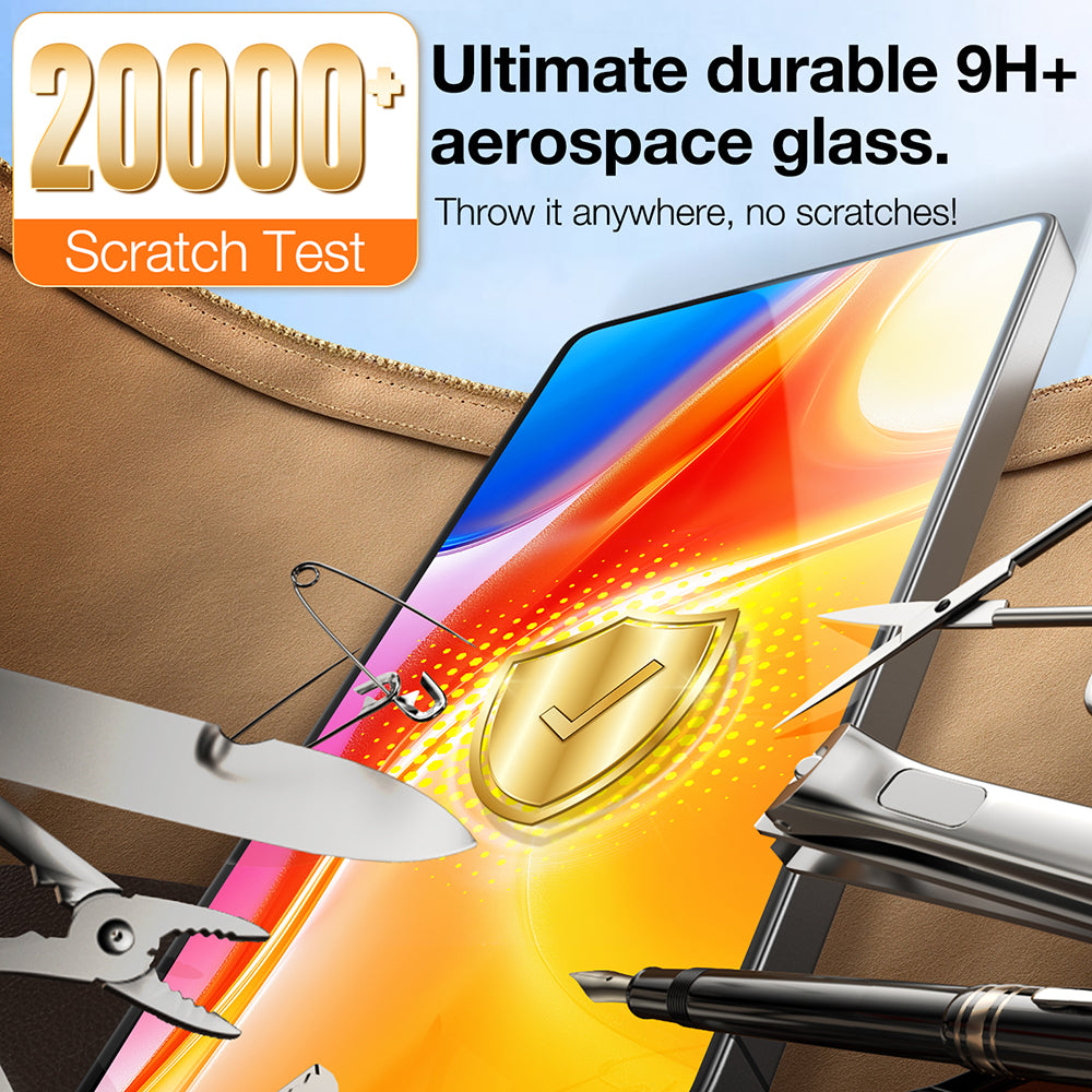 Torras GlassGo Install Master skjermbeskyttelsesfilm for Samsung Galaxy S25 Ultra S938, Herdet glass, Full lim