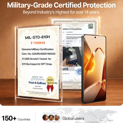 Skjermbeskytter Torras GlassGo Install Master for Samsung Galaxy S26 Plus, Herdet Glass, Full Lim, Gjennomsiktig