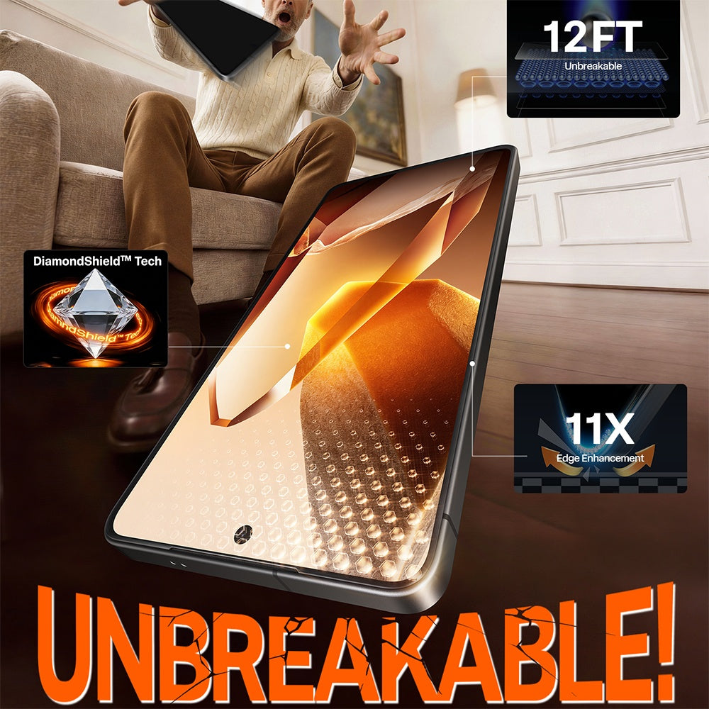 Skjermbeskytter Torras GlassGo Install Master for Samsung Galaxy S26 Ultra S948, Herdet Glass, Full Lim, Gjennomsiktig